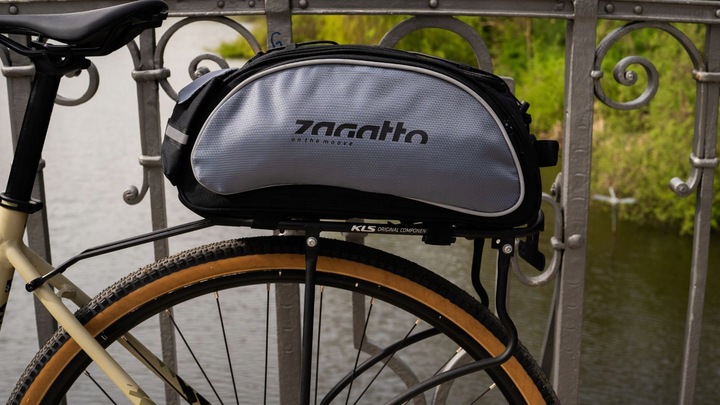 Torba rowerowa sakwa na bagażnik kufer pojemna torba na rower ZAGATTO