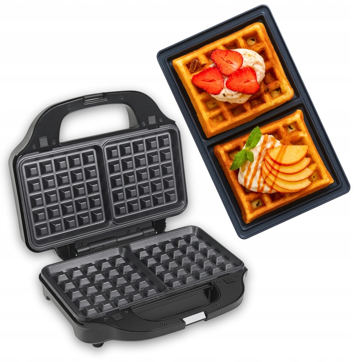 OPIEKACZ GRILL GOFROWNICA 3W1 DO KANAPEK TOSTÓW TOSTER ELEKTRYCZNY