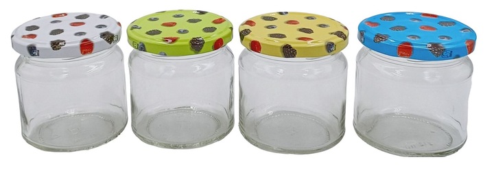 12x SŁOIK 200ML + WIECZKO FI66 NA PRZETWORY SŁOIKI NA DŻEM KONFITURA DESERY