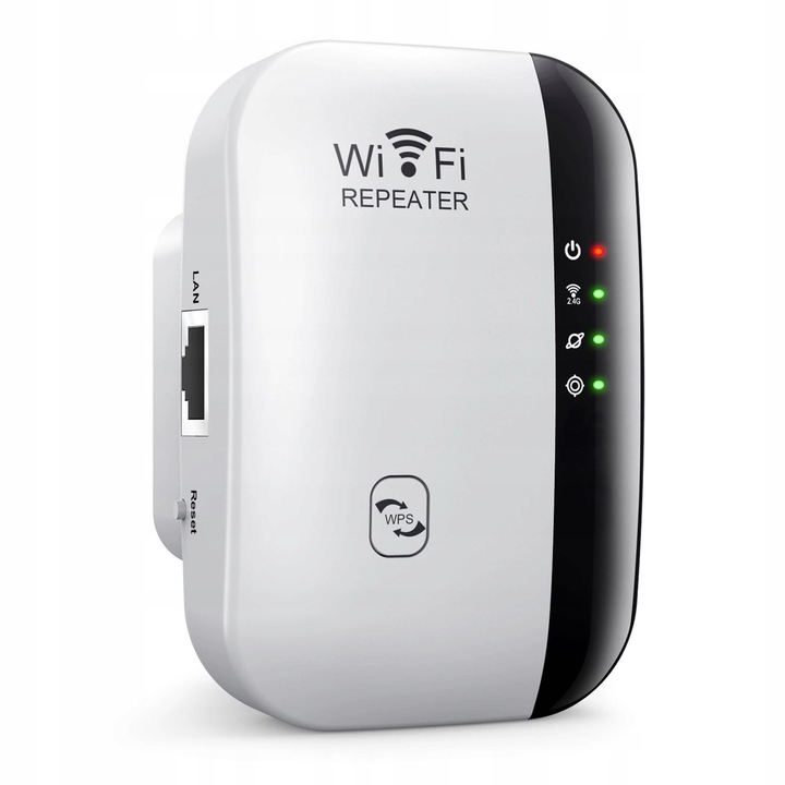 WZMACNIACZ SYGNAŁU WiFi MOCNY ZASIĘG REPEATER 300MB/S NIE PRZERYWA