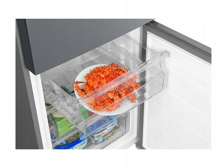 Lodówka No Frost TCL RP318BXE2 Galaxy Inox 185cm 318l tryb wakacyjny