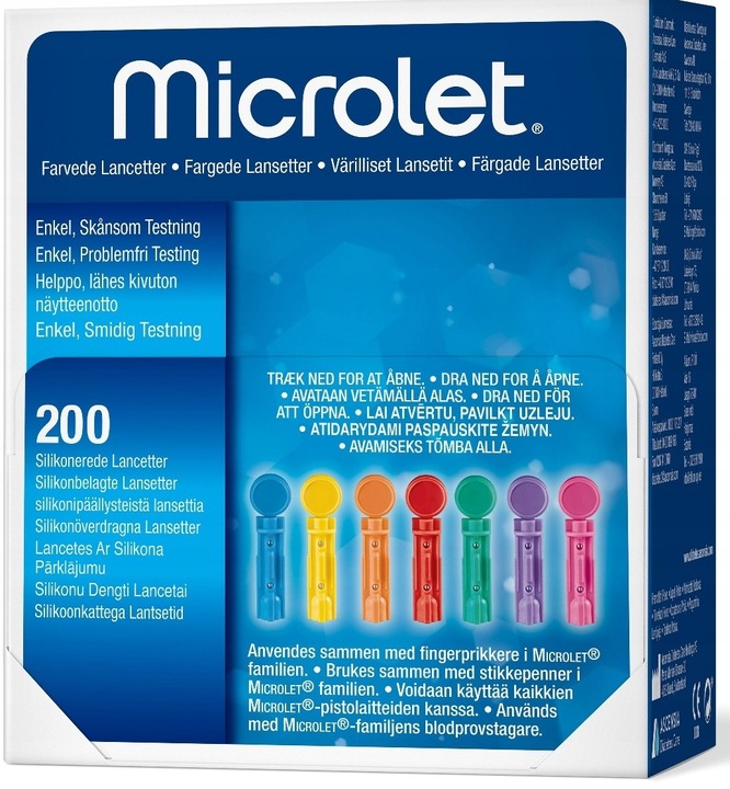 MICROLET LANCETY 200 sztuk (do ContourPlus, ContourTS) Ascensia Diabetes