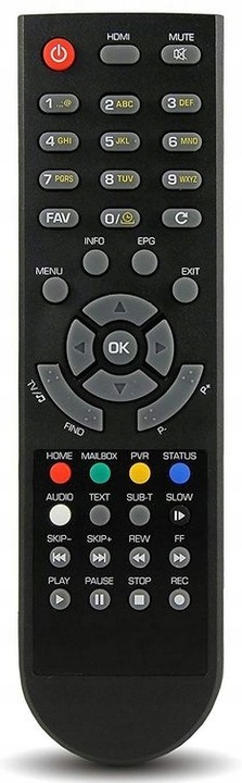 Pilot Dekodera TV DVB-T OPTICUM RCU - 015 X8, T90, XS2, N6S STB