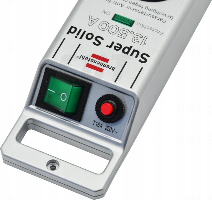 LISTWA PRZEPIĘCIOWA 5G BRENNENSTUHL PRZECIWPRZEPIĘCIOWA 13.500A KABEL 2,5m