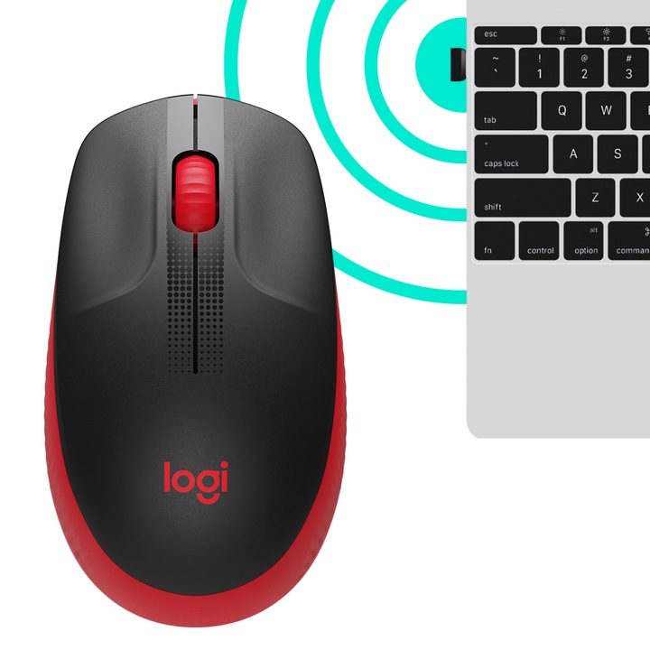 MYSZ BEZPRZEWODOWA LOGITECH M190 RED