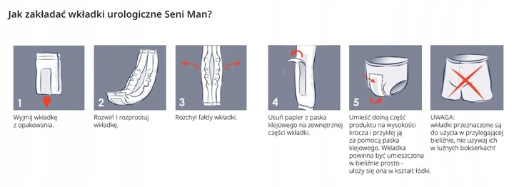 SENI MAN SUPER Level 5 wkładki urologiczne dla mężczyzn 15szt chłonność 5/5
