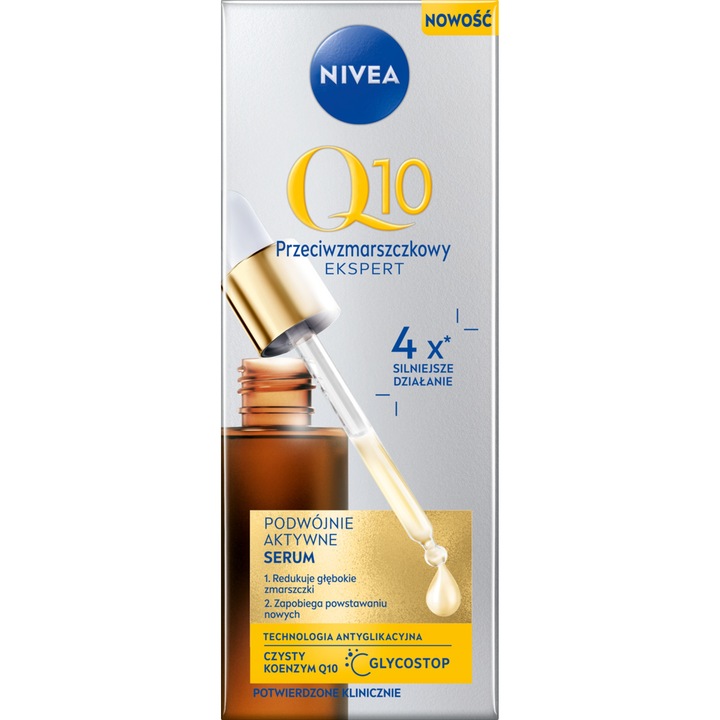 NIVEA Q10 PRZECIWZMARSZCZKOWY EKSPERT PODWÓJNIE AKTYWNE SERUM 30 ml
