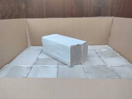 20× Ręcznik papierowy ZZ szary 200 listków Gruby listki x 200 szt.