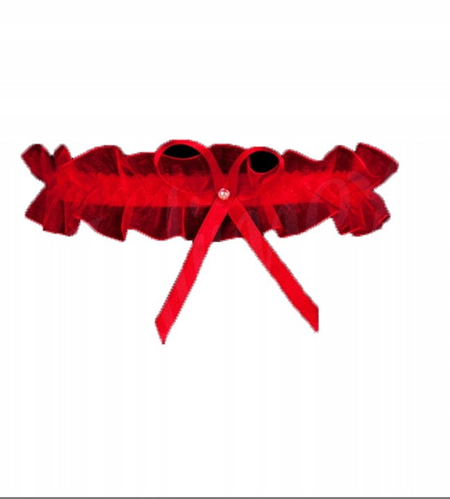 JULIMEX podwiązka ODESSA RED PW 02 PLUS SIZE czerwone STUDNIÓWKA