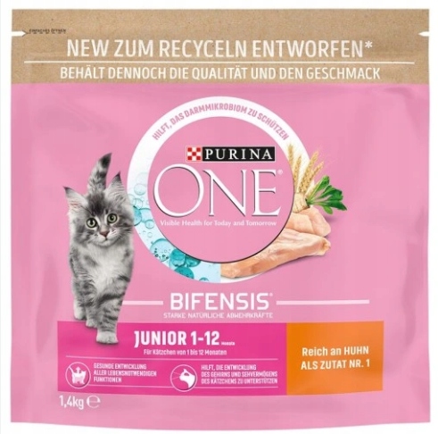Purina ONE 1,4kg JUNIOR sucha karma dla Kociąt Kurczak