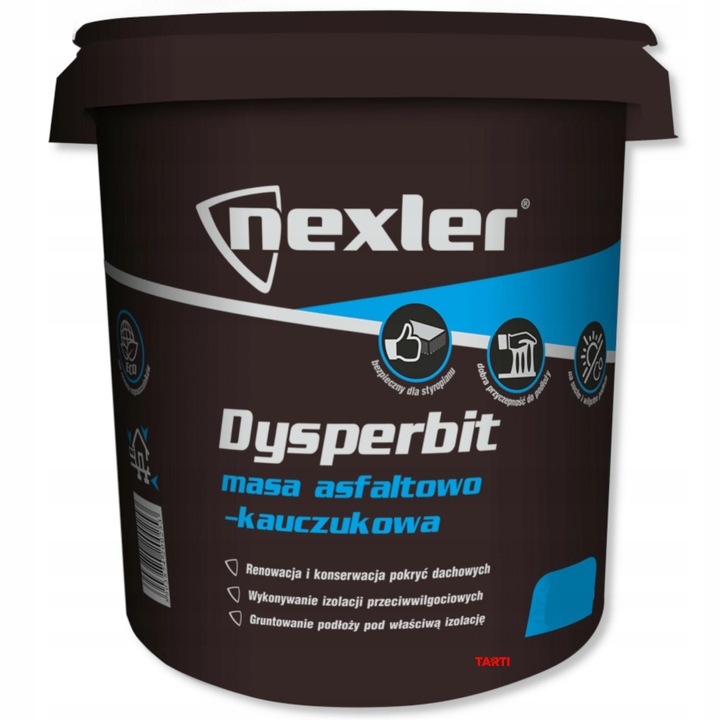 NEXLER DYSPERBIT masa bitumiczna do hydroizolacji FUNDAMENT 10kg