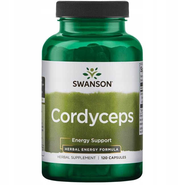 Swanson Cordyceps Sinensisi 600 mg 120 kaps