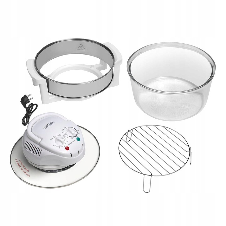 KOMBIWAR PIEC HALOGENOWY MINI PIEKARNIK GARNEK ELEKTRYCZNY 18L 1500W