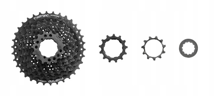 KASETA ROWEROWA SHIMANO CS-HG200 9 RZĘDOWA 11-34T