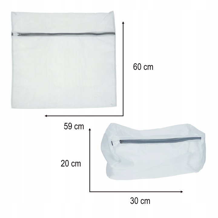 WOREK SIATKA DO PRANIA BIELIZNY SKARPET UBRAŃ WORECZEK Z ZAMKIEM 9 SZTUK