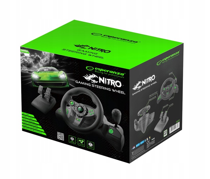 Kierownica Esperanza Nitro EGW102