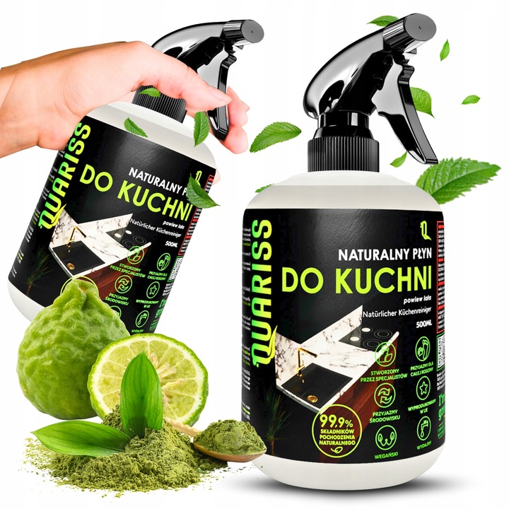 Biodegradowalny płyn do czyszczenia kuchni lodówki blatów i płyt