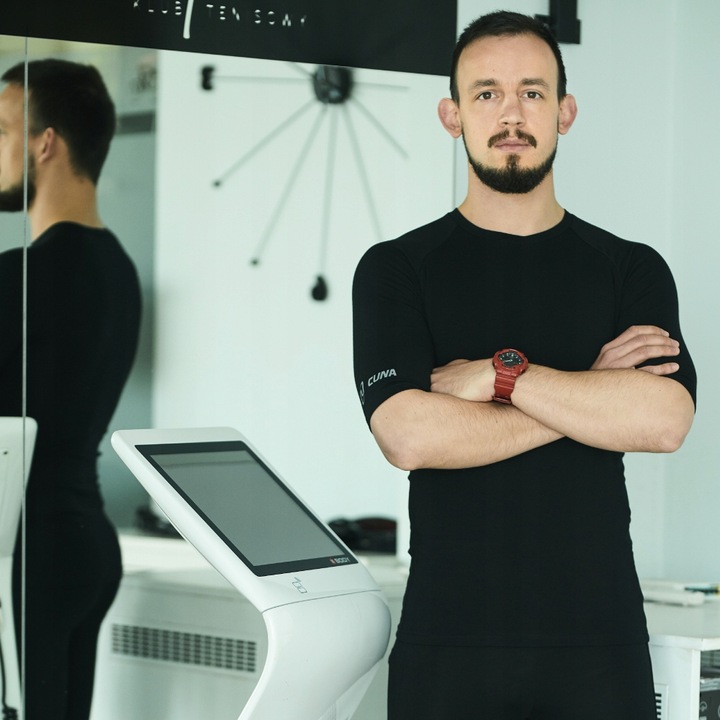 CUNA odzież męska do elektrostymulacji mięśni XL 3/4 - trening EMS