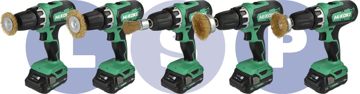 SZCZOTKA DRUCIANA DO WIERTARKI WKRĘTARKI NA WIERTARKĘ ZESTAW SZCZOTEK