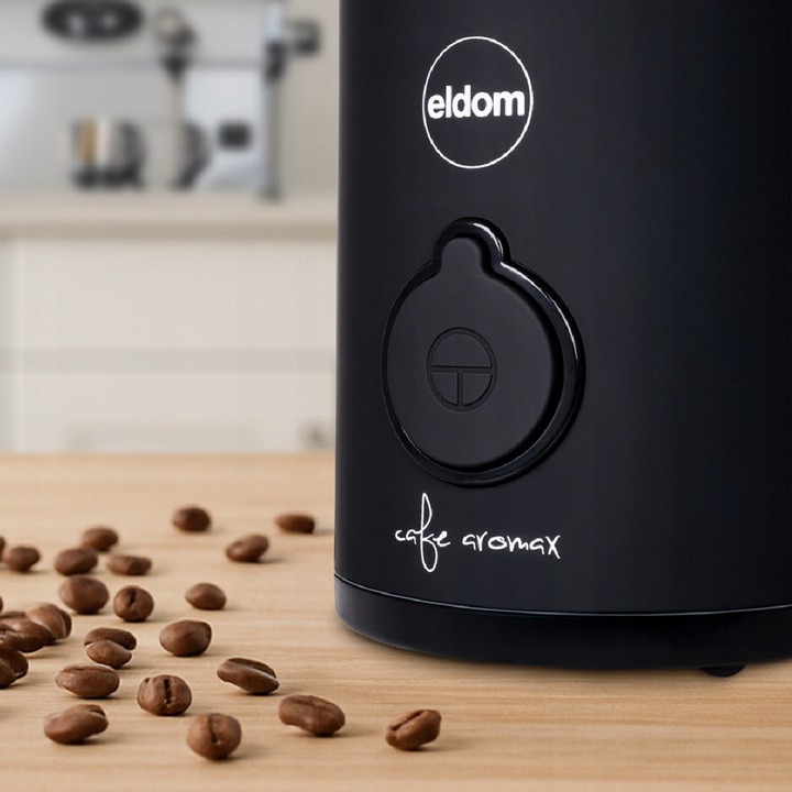 Elektryczny młynek do kawy MK90C beano Eldom czarny matowy 60g