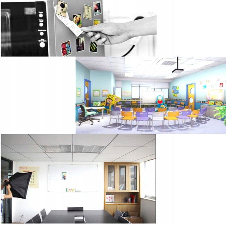 Magnesy na lodówkę do tablic okrągłe mix kolorów 30 mm 40 sztuk