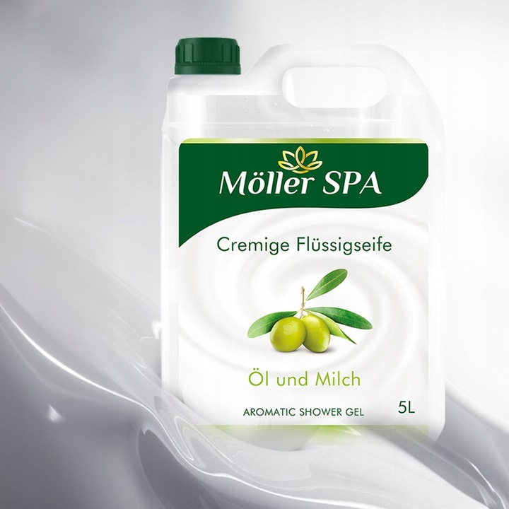 Möller SPA MLEKO I OLIWA ŻEL POD PRYSZNIC SHOWER GEL JAKOŚĆ PREMIUM 5L
