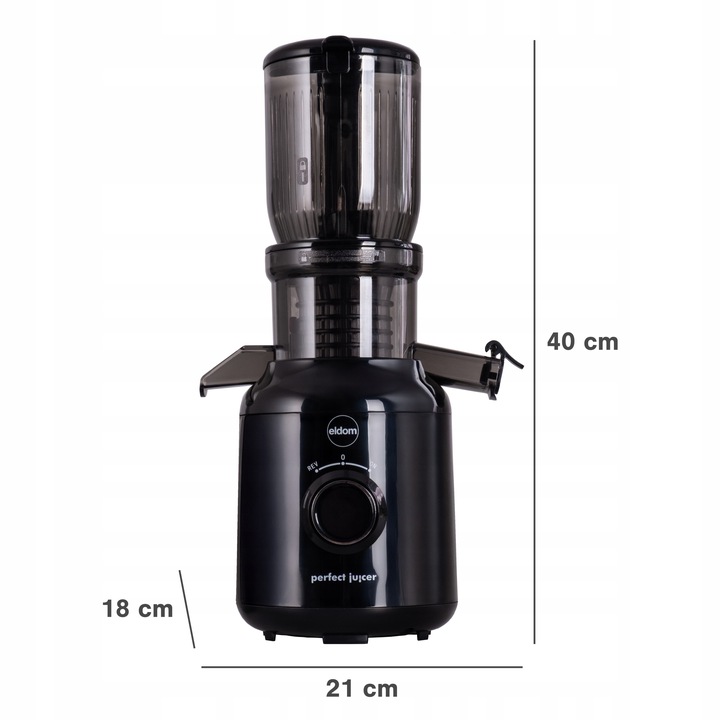 Wyciskarka pionowa wolnoobrotowa do soków PJ350 Eldom 250W
