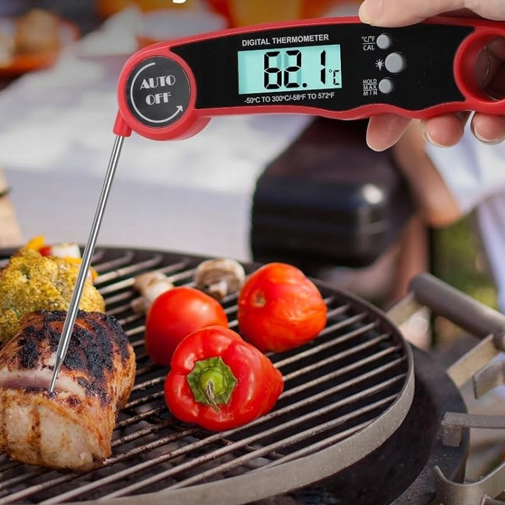 TERMOMETR KUCHENNY -50-300°C BEZPRZEWODOWY CYFROWY LCD SONDA DO MIĘS STEKÓW