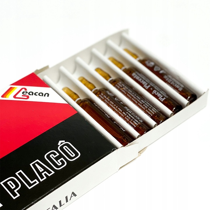 Ampułki do włosów PLACENTA PLACO na porost przeciw wypadaniu włosów