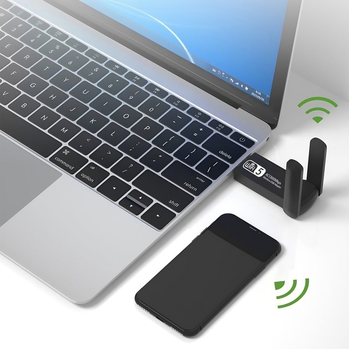 KARTA SIECIOWA WIFI WI-FI ADAPTER USB 3.0 1300Mbps 5GHz 2 TRYBY AP