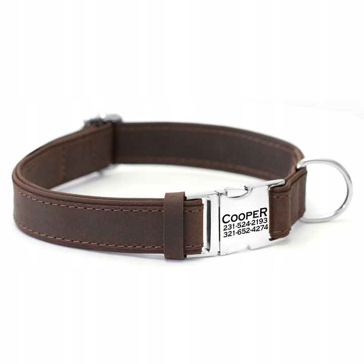 Obroża dla psa Blue z metalową klamrą rozmiar XS