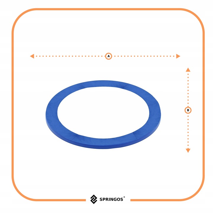 MOCNA OSŁONA SPRĘŻYN DO TRAMPOLINY 244-252 cm 8FT NA SPRĘŻYNY GRUBA