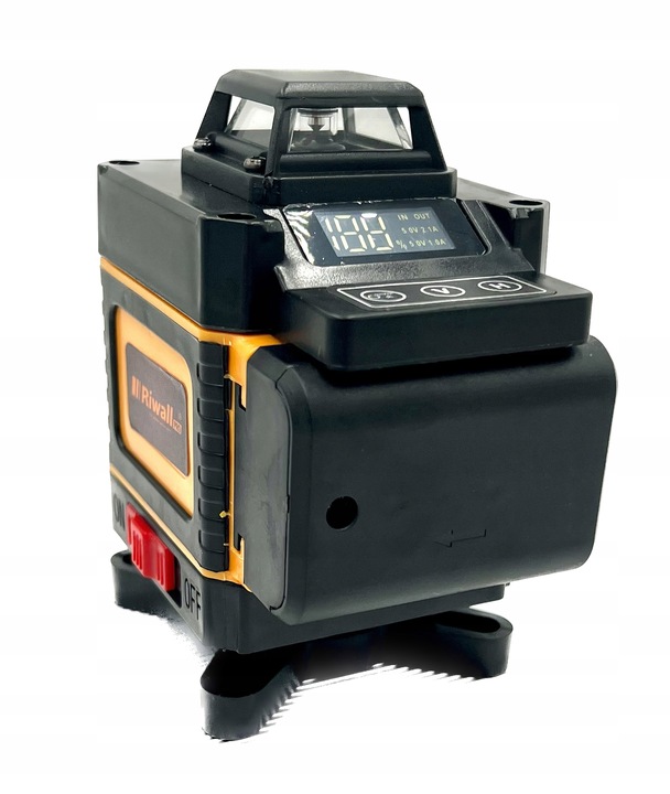 Laser krzyżowy Riwall RNP-01 16 Linii Pro +Zestaw akcesoriów 25 m