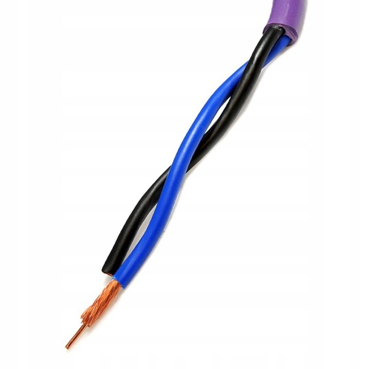 KABEL GŁOŚNIKOWY CU OFC 4N 2x2,5mm2 MELODIKA MDC2250 PURPLE RAIN 1mb
