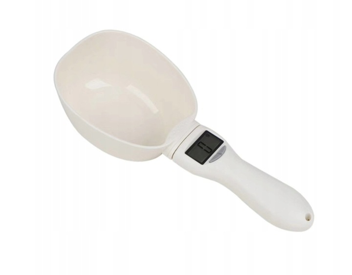 Miarka kuchenna z Wagą do karmy łyżka przenośna do 800g + Baterie