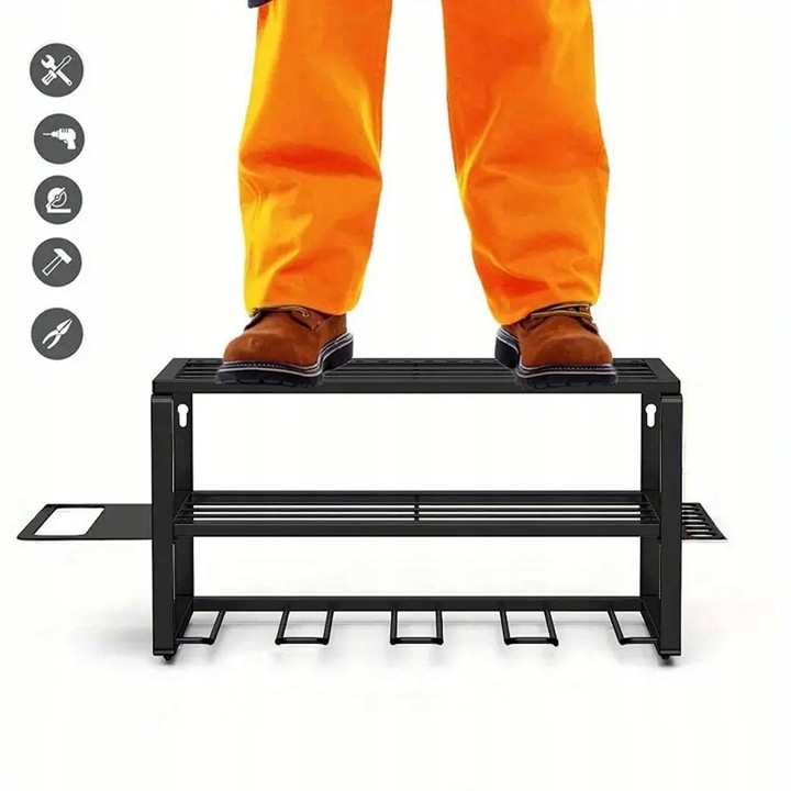 REGAŁ GARAŻOWY Ścienny Półka Wieszak ORGANIZER na Elektronarzędzia