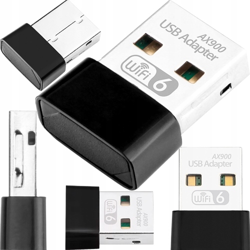 AX900 ADAPTER KARTA SIECIOWA WiFi6 Wi-Fi NA USB 900Mbps 5.8GHz NANO WPA3