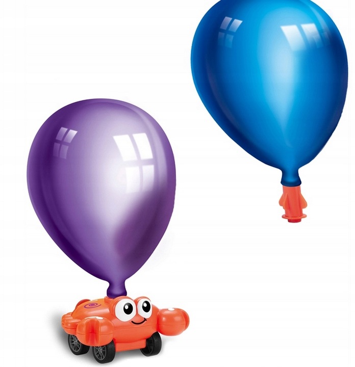 Aerodynamiczny samochód wyrzutnia balonów samochody KRAB 12 X BALON