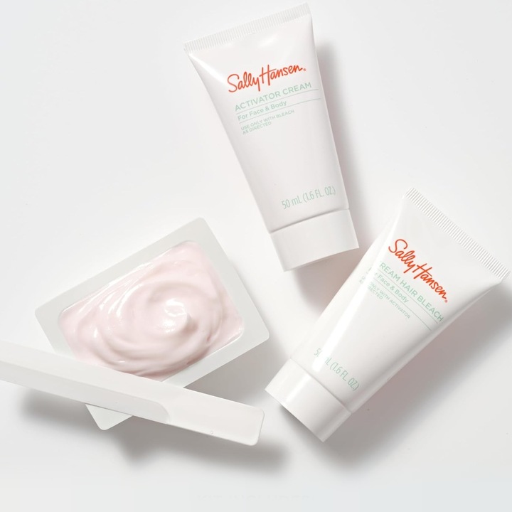 Rozjaśniacz do włosów twarzy i ciała vegan Bleach Cream Sally Hansen 100 ml