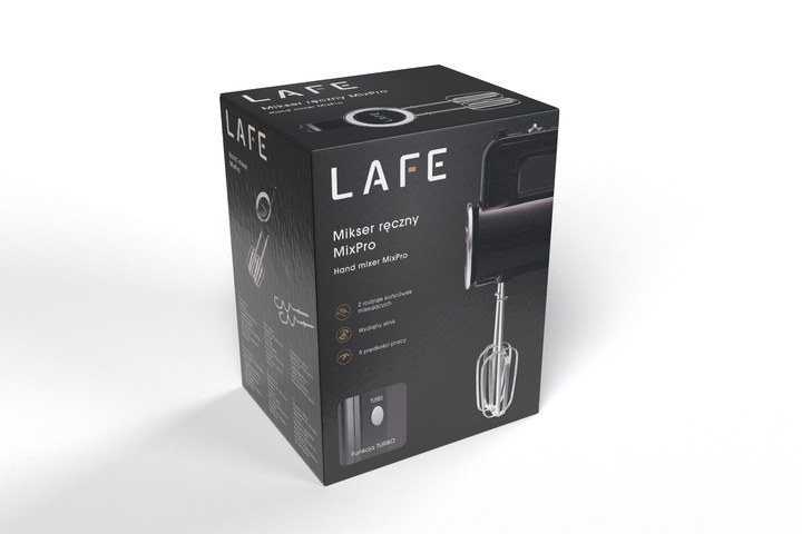 MIKSER RĘCZNY TURBO ROBOT KUCHENNY 5 BIEGÓW PRĘDKOŚCI 2 MIESZADŁA