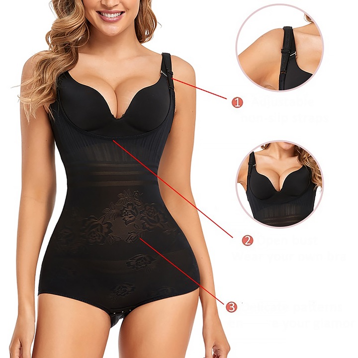 BODY damskie mocno WYSZCZUPLAJĄCE korygujące brzuch talię GORSET majtki