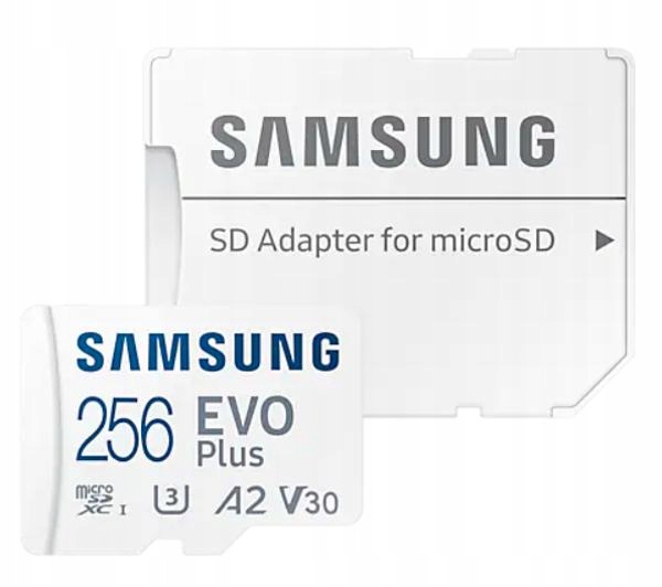Karta pamięci microSD Samsung Evo+ microSD 256GB 130/U3 A2 V30 (2024)
