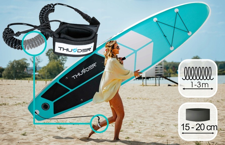 Deska do pływania SUP 320CM pompowana ZESTAW siedzisko z WIOSŁEM + PLECAK