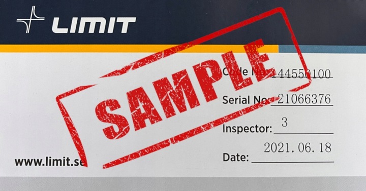 Suwmiarka analogowa z certyfikatem z przyciskiem blokującym LIMIT