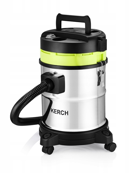 ODKURZACZ PRZEMYSŁOWY BEZWORKOWY MOKRO SUCHO KERCH MERD 3600W GNIAZDO