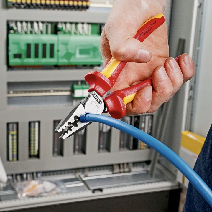 KNIPEX 97 78 180 szczypce do zaciskania tulejek 0,25-16 mm zaciskarka