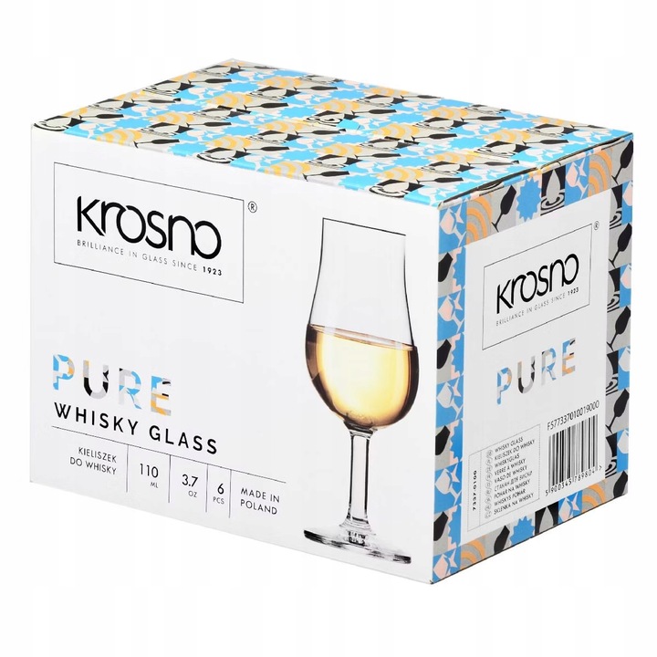 Kieliszki do degustacji whisky Pure 100 / 110 ml Krosno