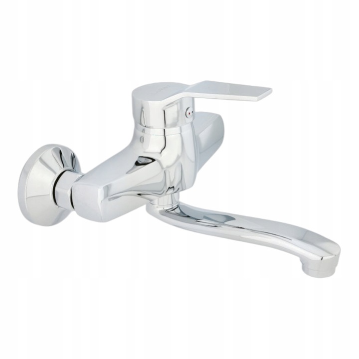 BATERIA UMYWALKOWA ŚCIENNA CHROM SREBRNA KOMPLET