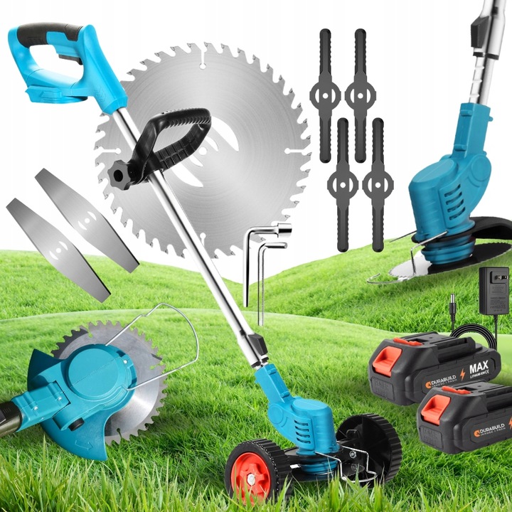 PODKASZARKA AKUMULATOROWA KOSA WYKASZARKA DO TRAWY MOCNA KOSIARKA 2X