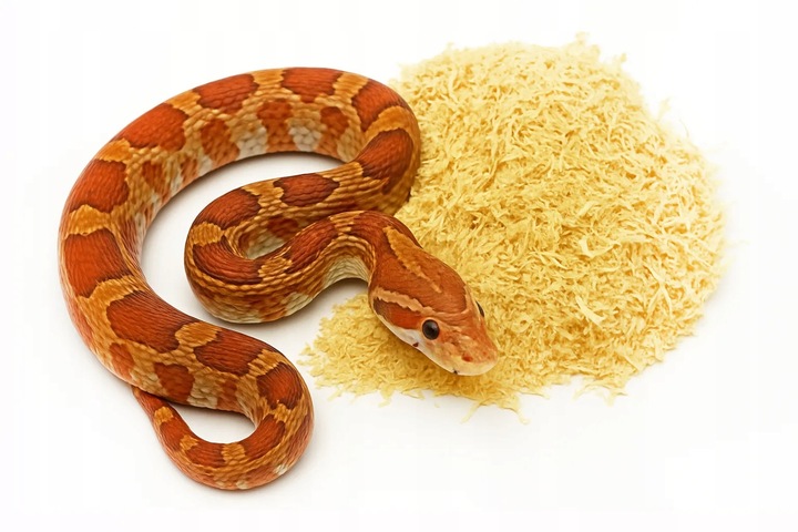 Lignocel podłoże dla węża zbożowego ściółka do terrarium 20L SAFE 3-4 S